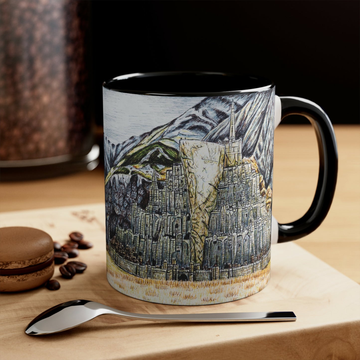Ceramic 11oZ Mug Lord of The Rings Design