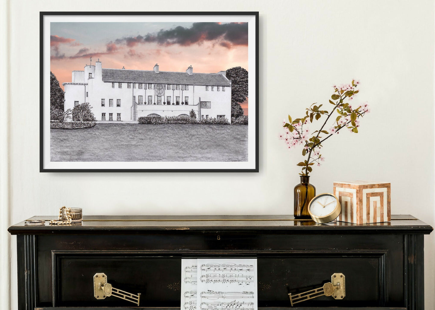 House for an Art Lover Print, Glasgow