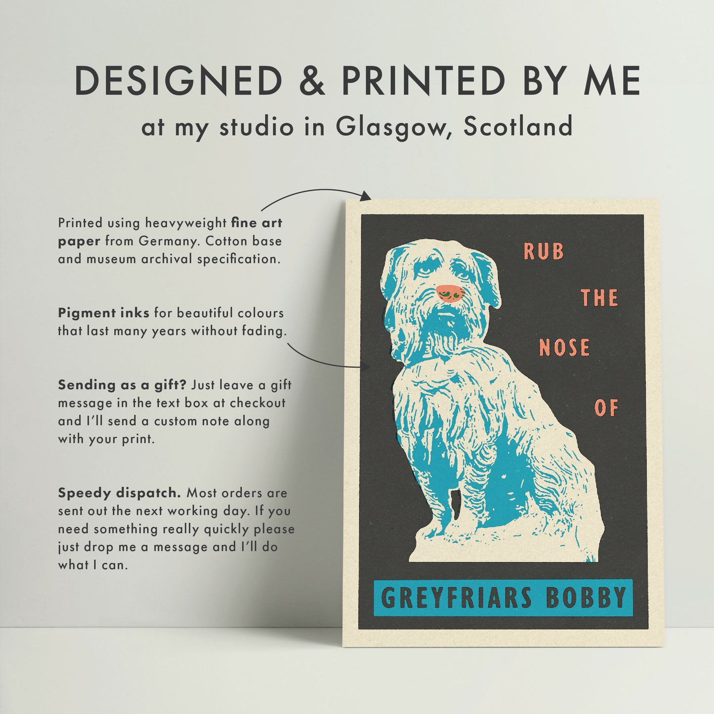 Edinburgh Greyfriars Bobby Print