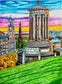 Edinburgh Carlton Hill Framed Giclee Art Print