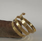 Hammered Bangle copper/brass #8