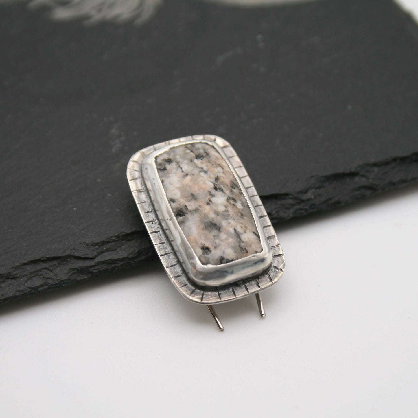 Edinburgh Royal Mile Cobblestone Brooch