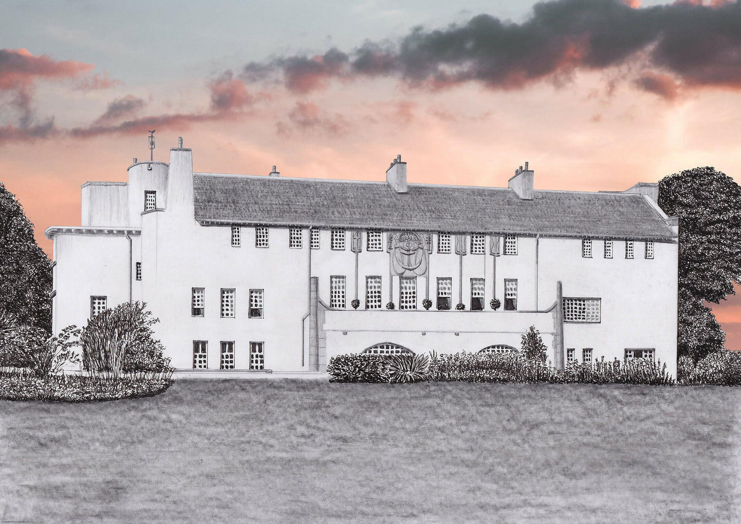 House for an Art Lover Print, Glasgow