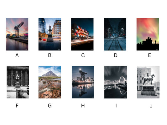 Scottish Landscape & Glasgow Prints | Pick Any Two