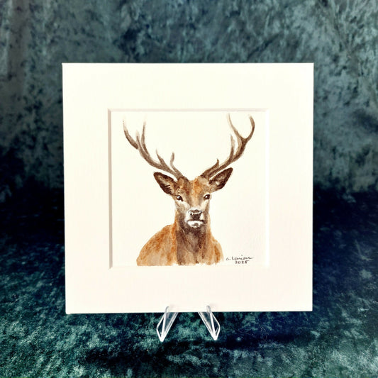 Original Watercolour_Stag (1)