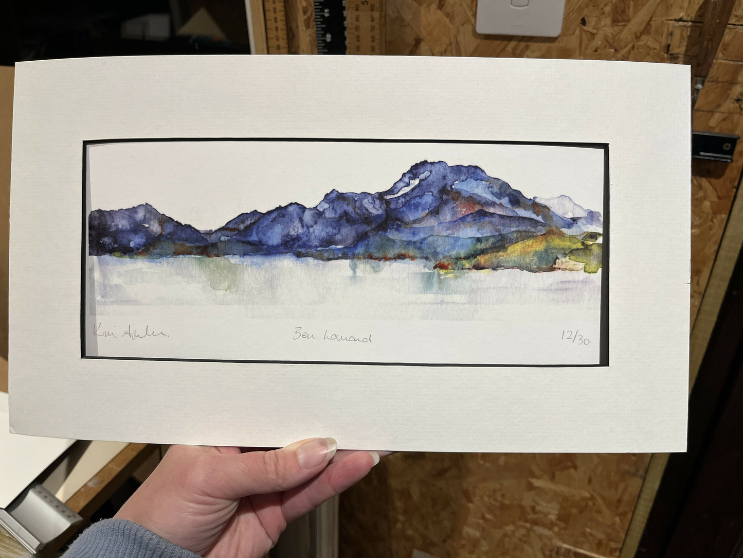 Ben Lomond - Limited Edition Giclee Print on quality Hahnemühle paper