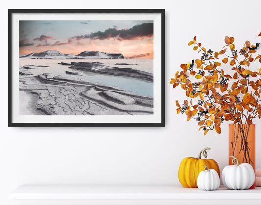 Orkney sunrise in frame