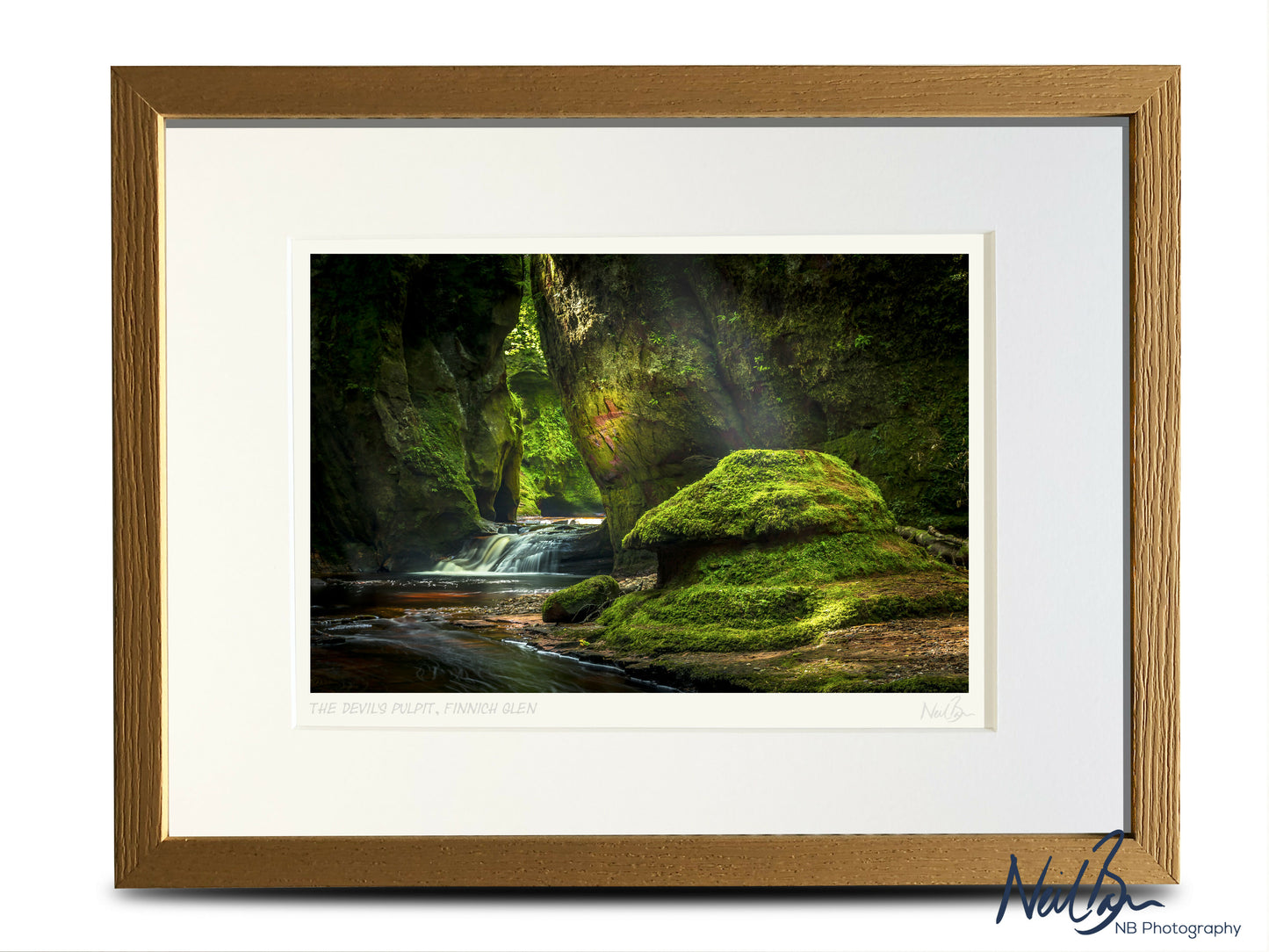The Devil's Pulpit Scotland - A4 (40x30cm) Framed/Unframed Fine Art Photo Print