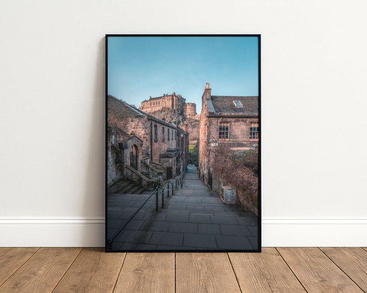 Vennel Step Edinburgh fine art print