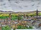 Paisley Skyline, Framed Art Print