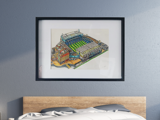 Framed Stamford Bridge, Chelsea FC Print