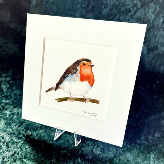 Original Watercolour_Robin side (2)