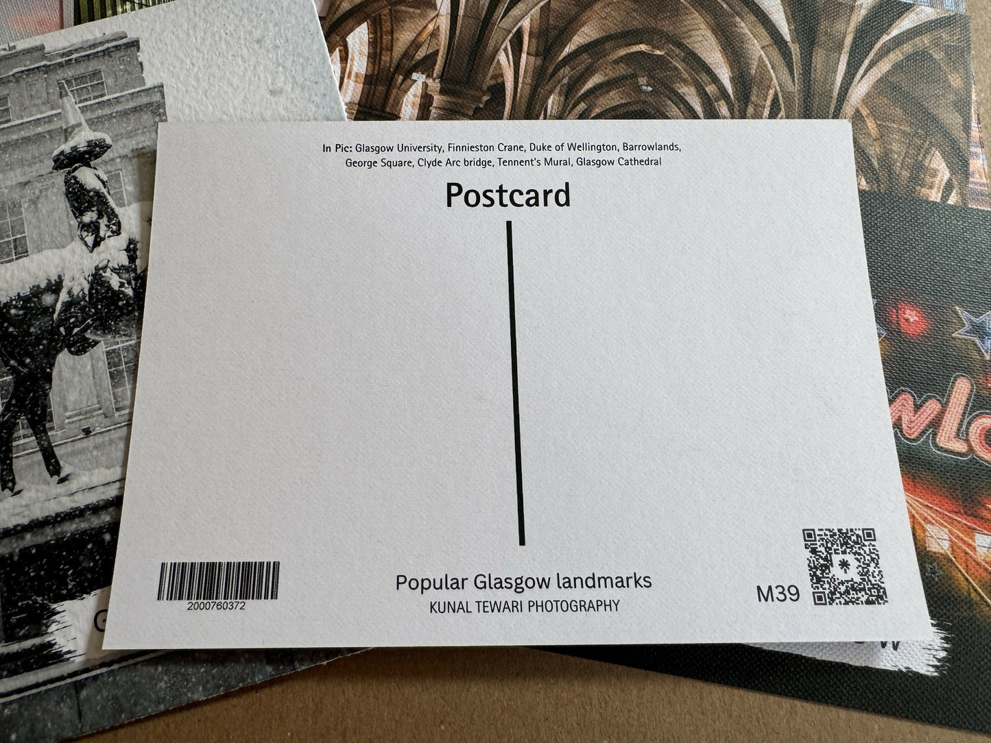 Set of 8 Glasgow Postcards – A6