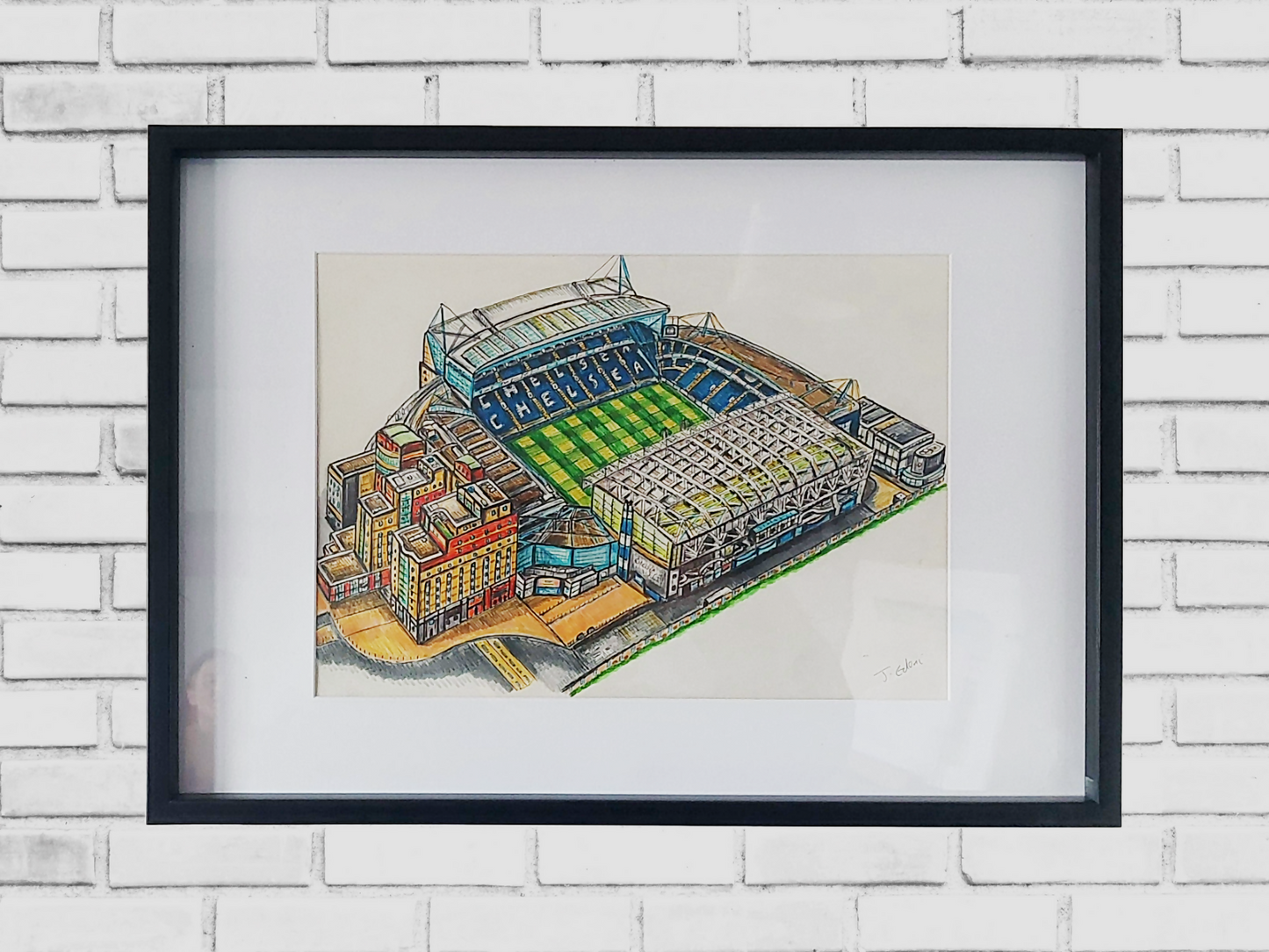 Framed Stamford Bridge, Chelsea FC Print