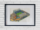 Framed Stamford Bridge, Chelsea FC Print