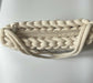 Off White Small Shoulder Bag with Zip