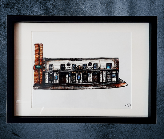 Scotia Pub Glasgow Framed Art Print