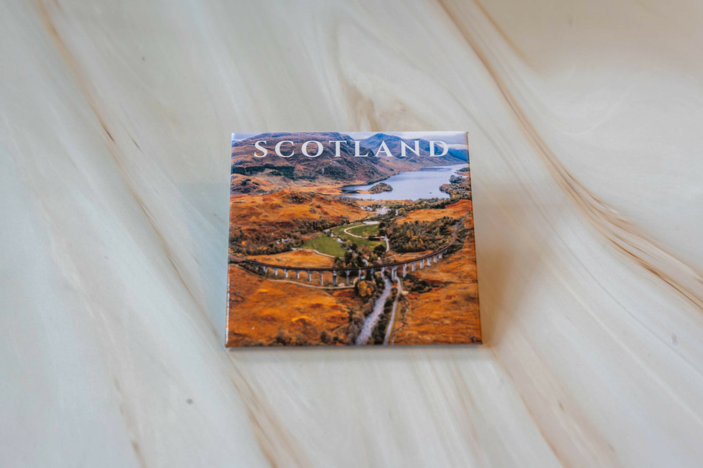 Glenfinnan Viaduct, Scotland Photo Fridge Magnet | Scottish Photography Souvenir