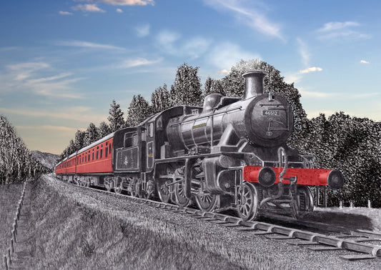 Strathspey Railway Print, Aviemore