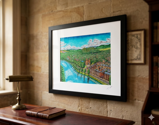 Inverness River Ness, Framed Art Print
