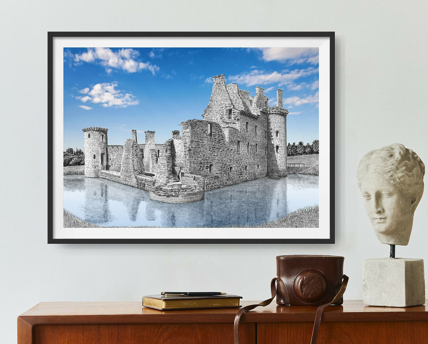 Caerlaverock Castle Print, Dumfries & Galloway