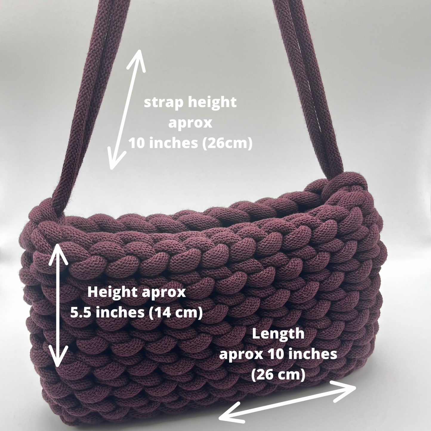 Dark Burgundy Small Shoulder bag