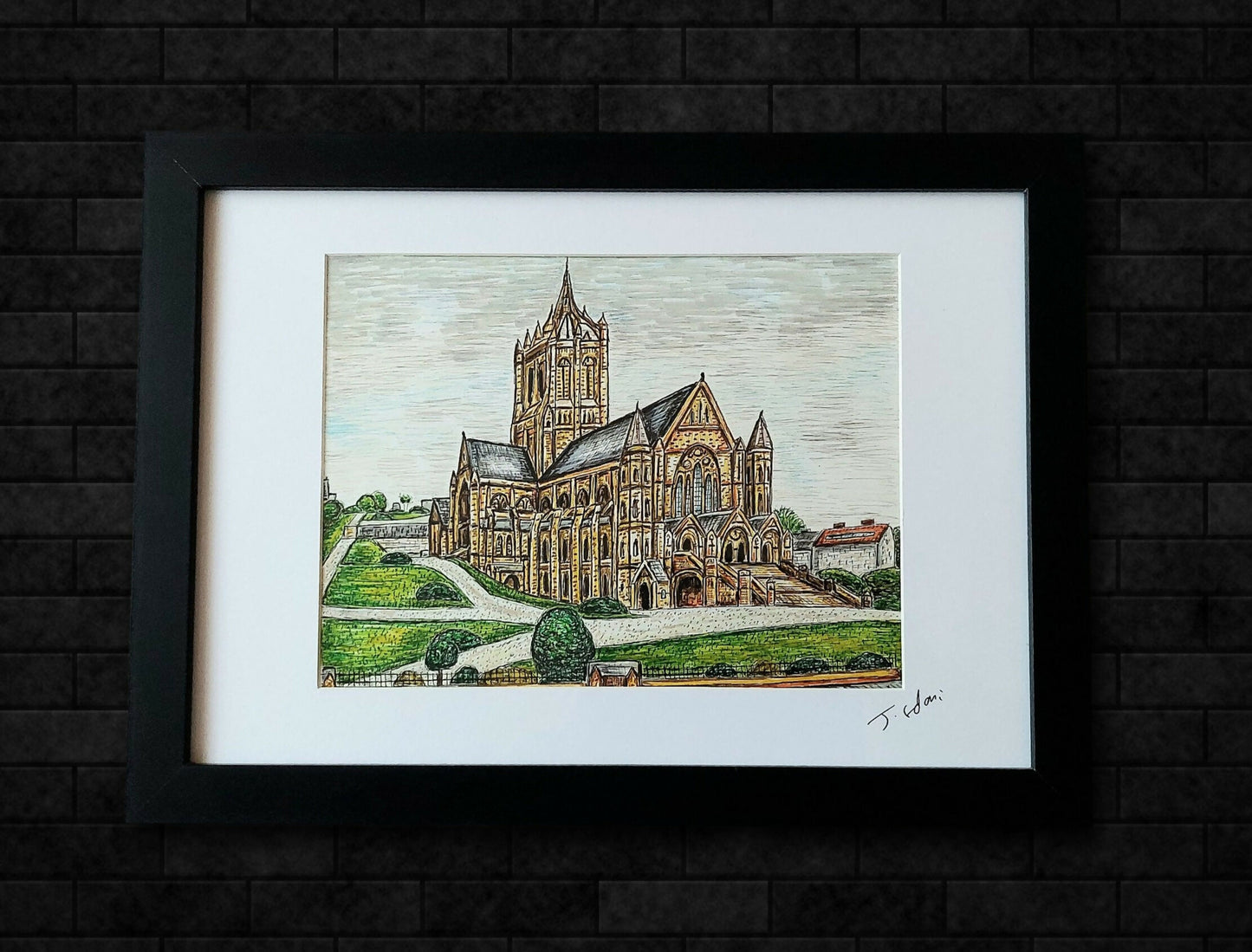 Paisley Coats Memorial Church, Framed Art Print