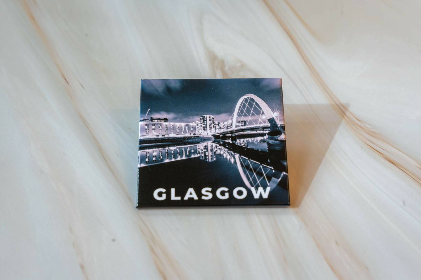 Clyde Arc bridge, Glasgow Photo Fridge Magnet | Scottish Photography Souvenir