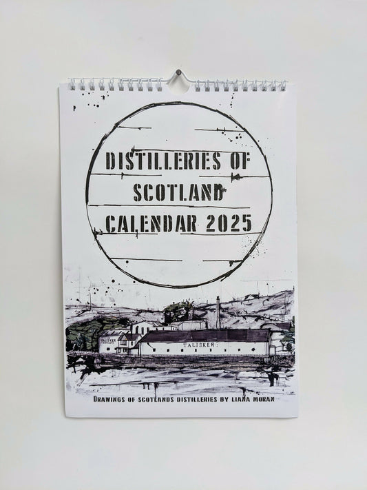 Distilleries of Scotland 2025 Calendar