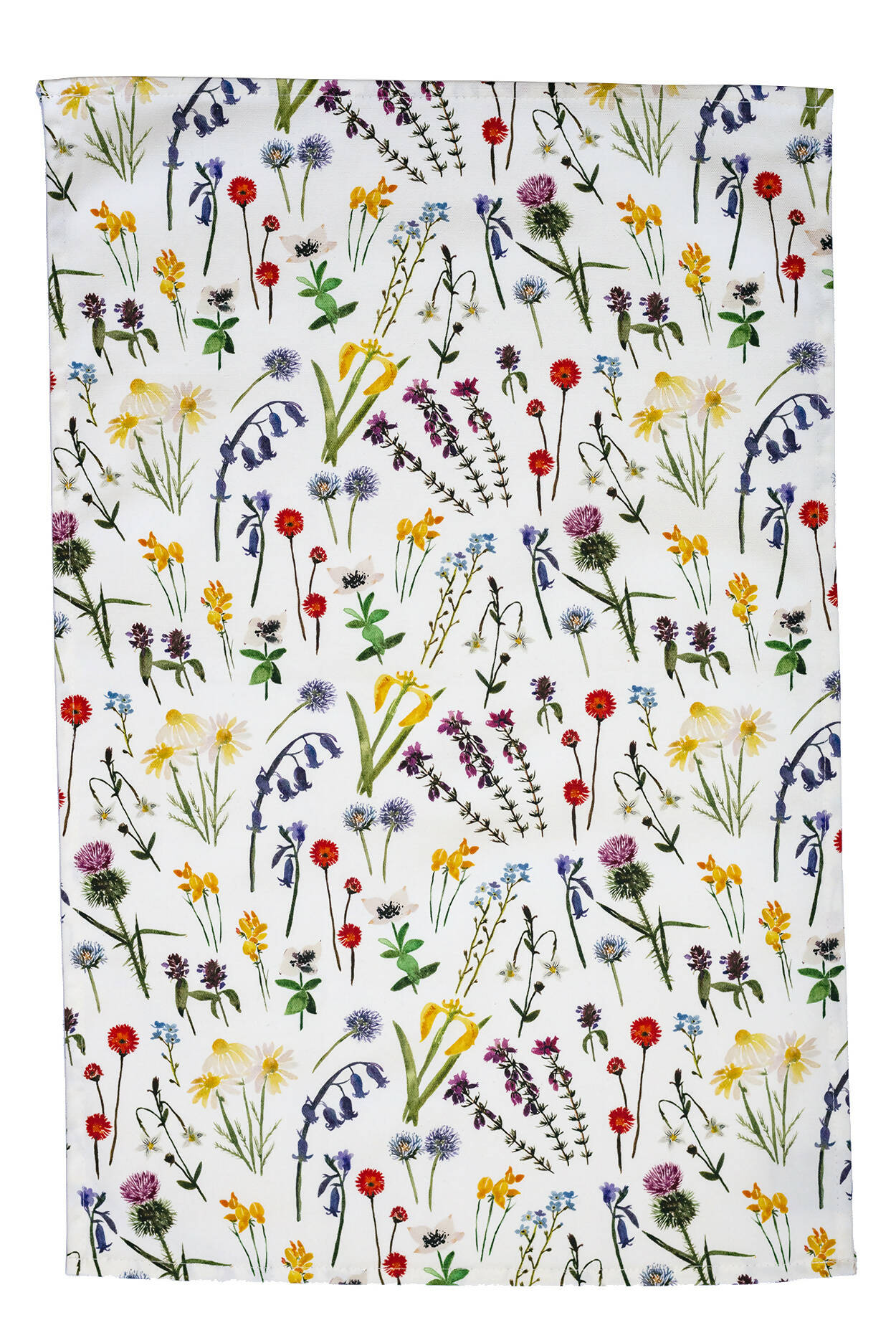 Wildflowers Watercolour Tea Towel