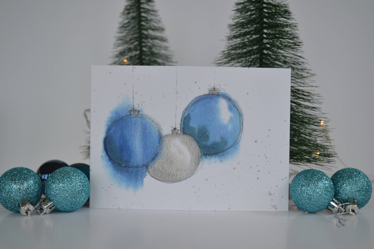 Baubles Charity Christmas Cards - Pack of 5