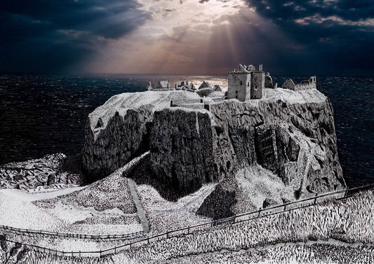 Dunnottar Castle print