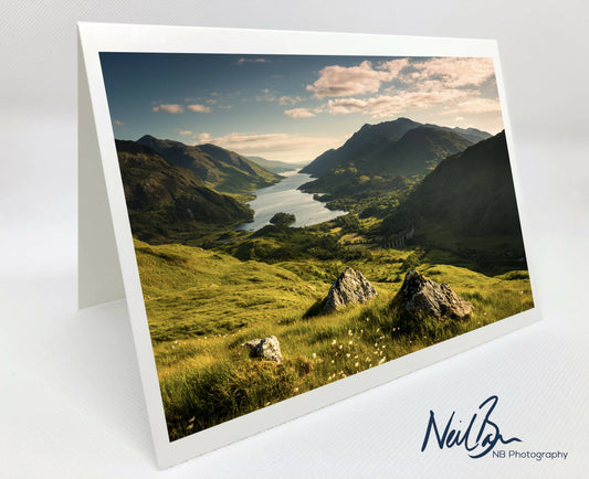 Loch Shiel & Glenfinnan Viaduct - Scotland Greeting Card - Blank Inside
