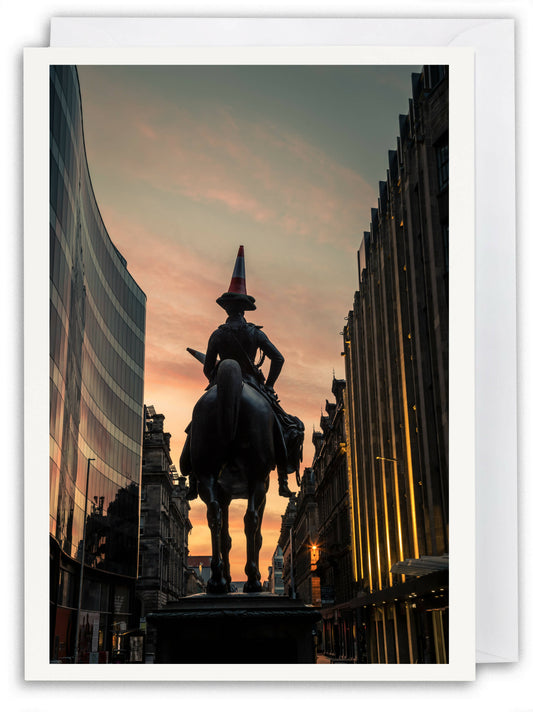 The Duke, Queen Street, Glasgow - Scotland Greeting Card - Blank Inside
