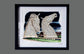 The Kelpies, Scotland framed Giclee art Print