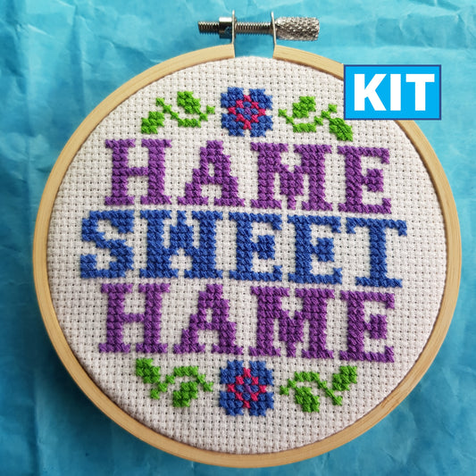 Hame Sweet Hame Cross Stitch Kit