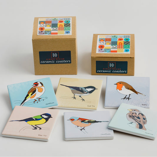 Garden Birds Ceramic Coasters
