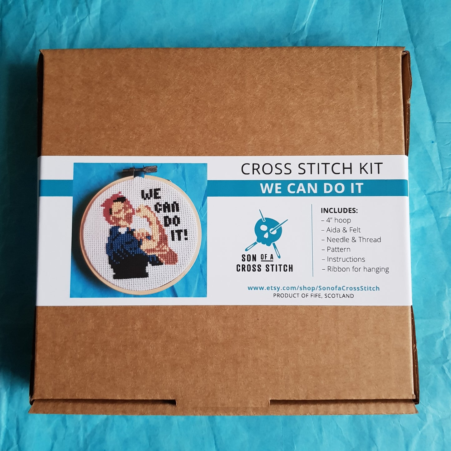 We Can Do It Cross Stitch Kit