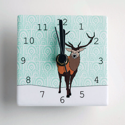 Mini Clocks - Scottish Animals