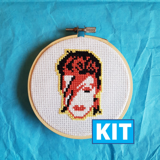 Bowie Cross Stitch Kit