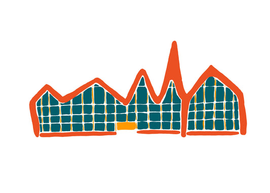 Print of Glasgow Riverside