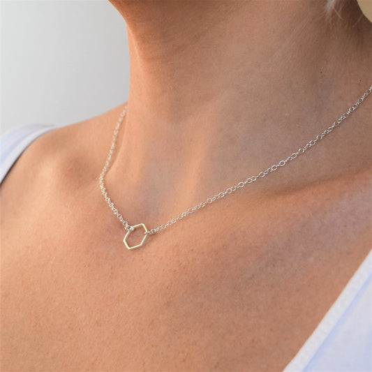 Hexagon Necklace