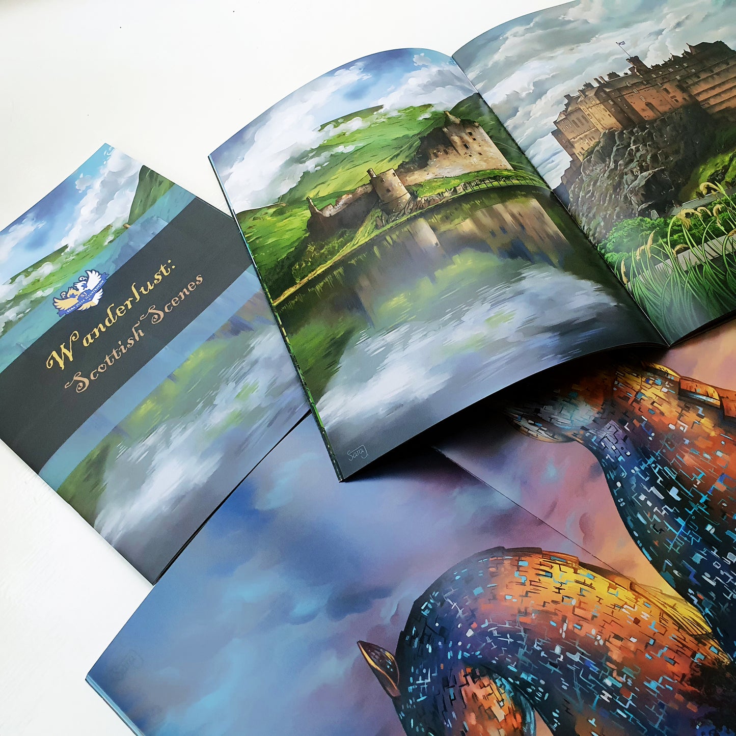 Art book, Wanderlust: Scottish Scenes (softcover)