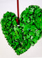 Buckfast Glass Heart Hanging