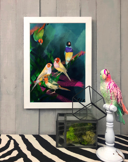 Animal Antics Giclee Fine Art Prints A3