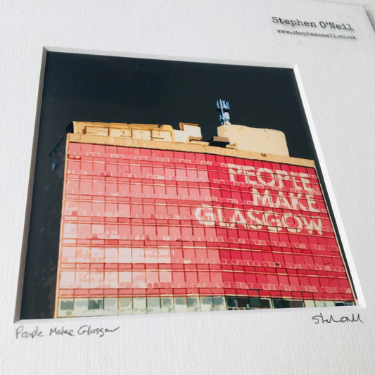 People Make Glasgow Print