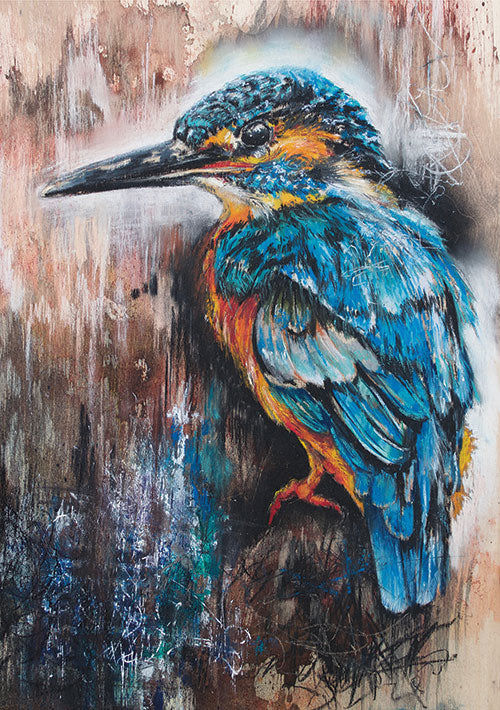 Kingfisher Unframed A4 Giclee Print