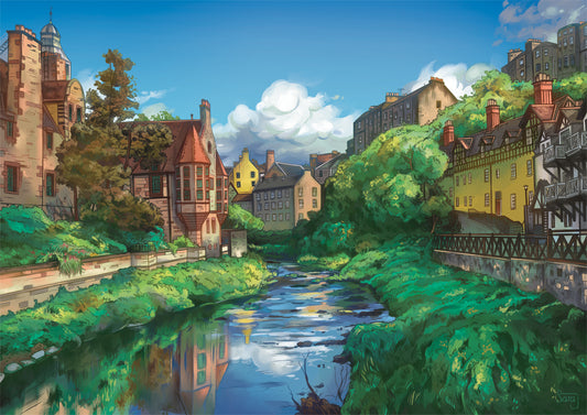 Print, 'Dean Village'