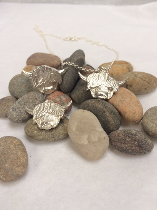 Wee Harris Sterling Silver Pendant or Brooch