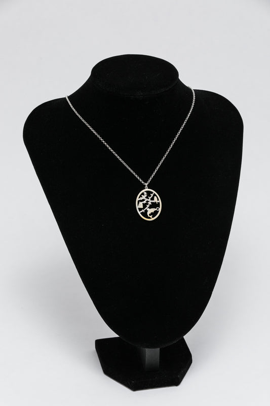 Glaschu (Glasgow Coat of Arms) Sterling Silver Pendant or Brooch